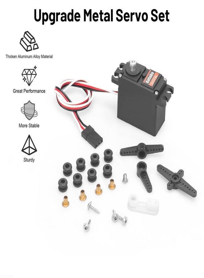daitoku Upgrade Metal Servo for MJX Hyper Go Servo 14701B H14BM 14209 14210 1/14 RC Car - Image 4